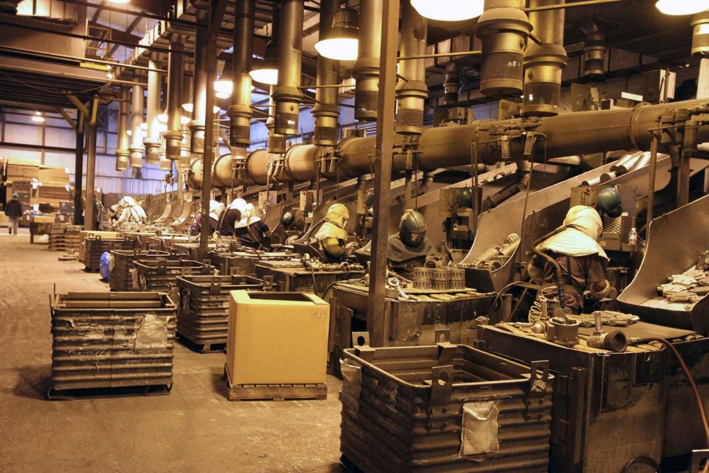 Finishing & Internal Cleanup & Shakeout ACME Foundry