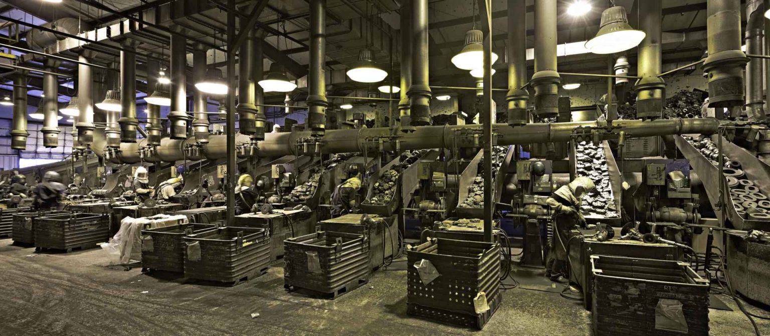 Finishing & Internal Cleanup & Shakeout ACME Foundry